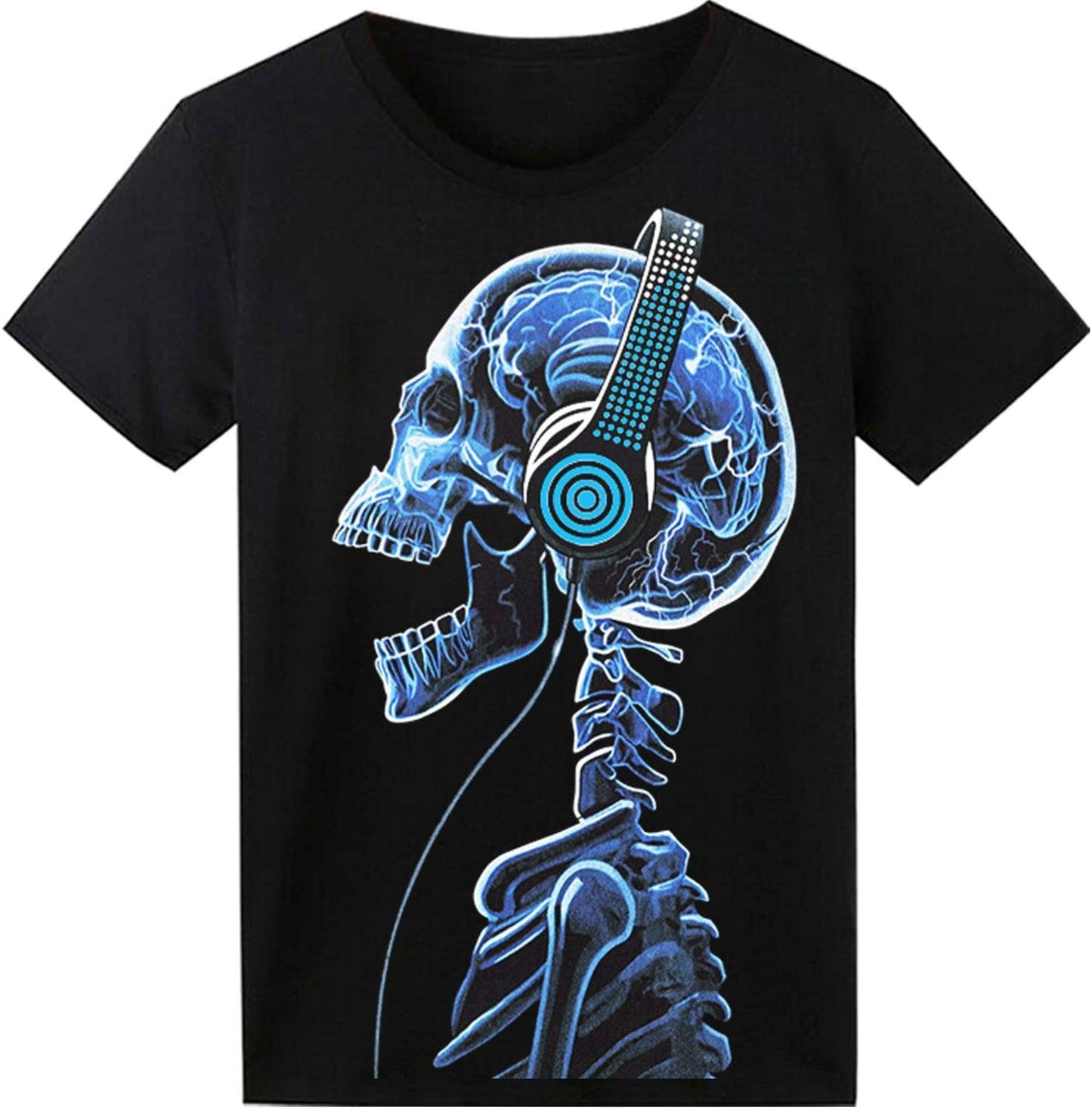 LED T Shirt Sound Activated Glow Shirts for Party Fun