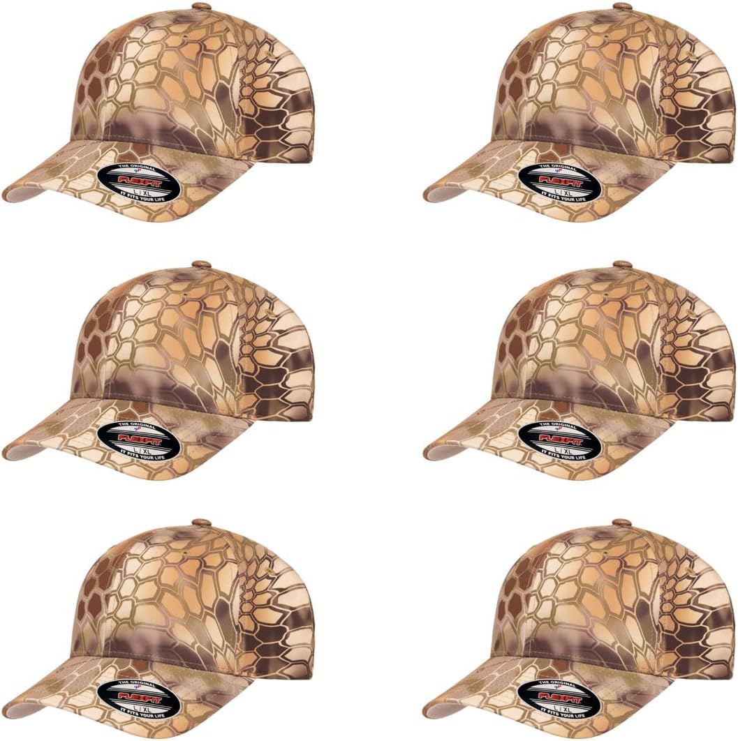 Flexfit Wooly Combed Premium 6-Panel Baseball Cap for Comfort