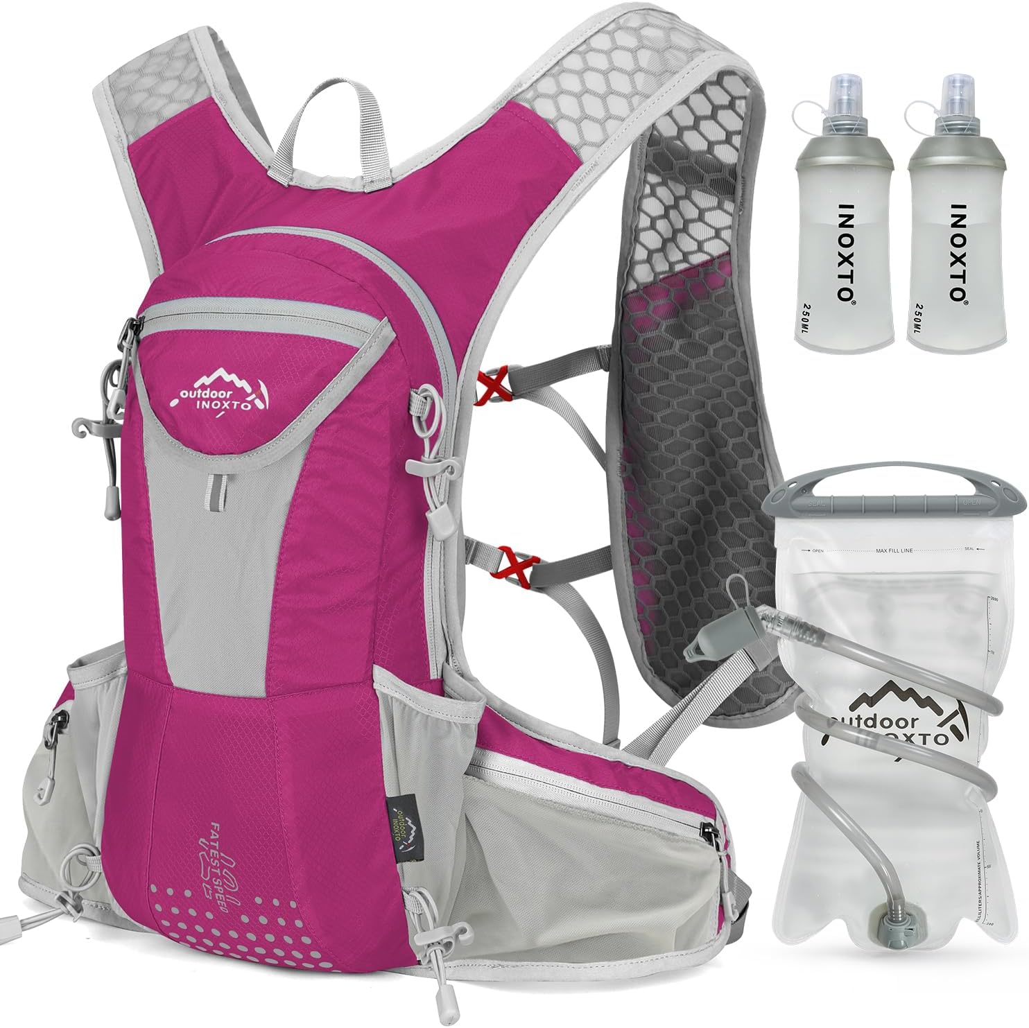 Lightweight Hydration Pack Backpack with 2L Bladder for Adventures