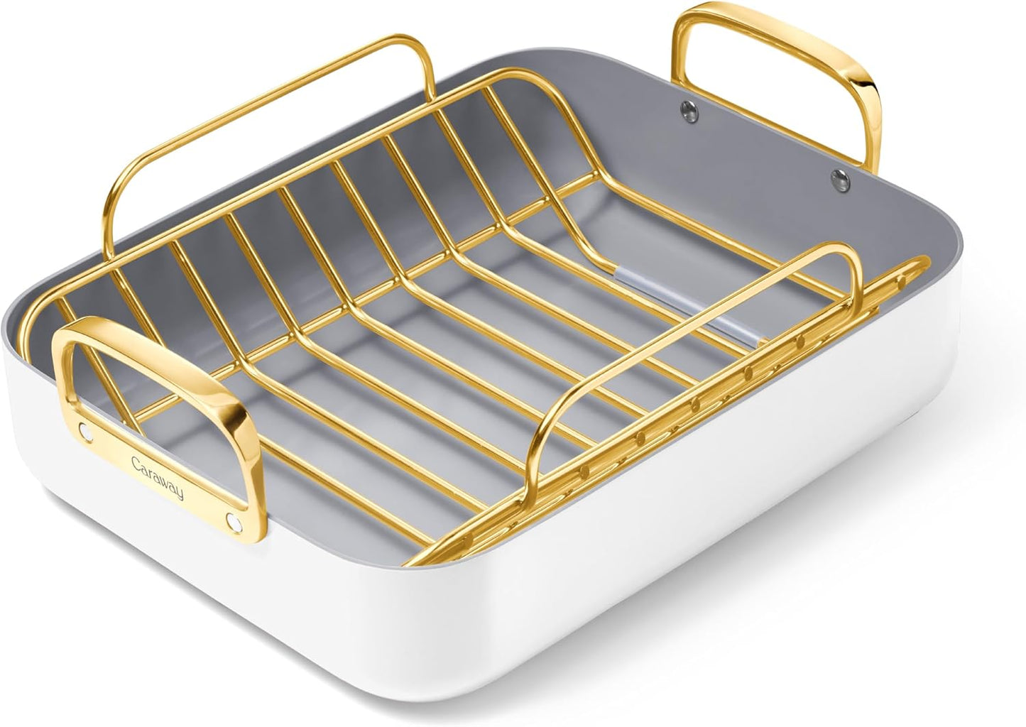 Caraway Roasting Pan - 16x13 Non-Stick Ceramic Coated Pan