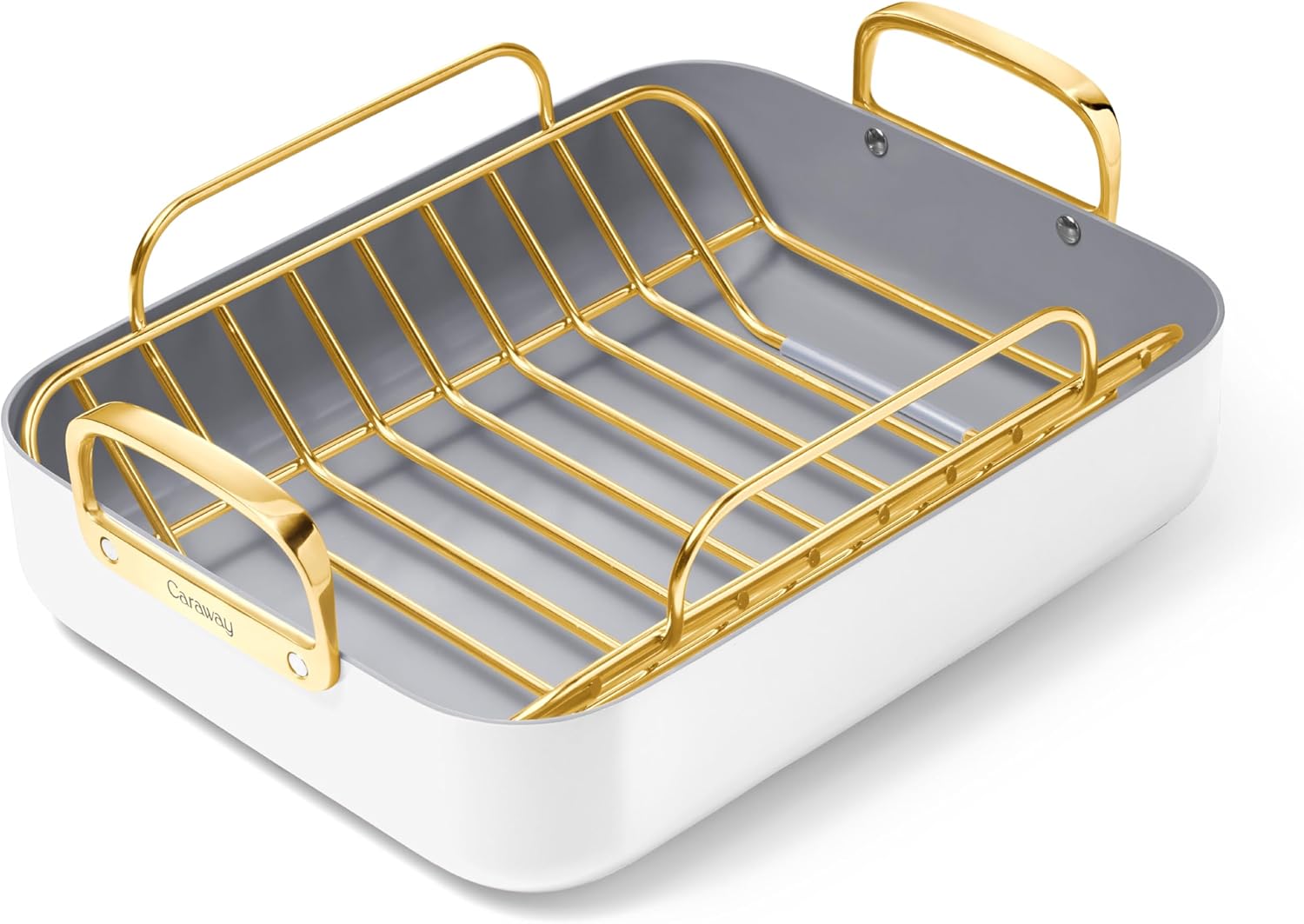 Caraway Roasting Pan - 16x13 Non-Stick Ceramic Coated Pan