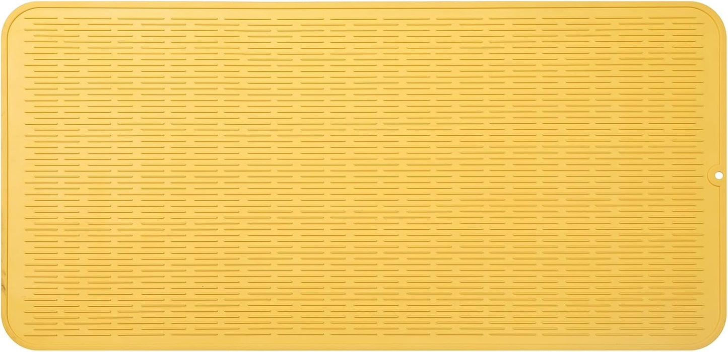 Silicone Dish Drying Mat for Kitchen Counter or Sink Use