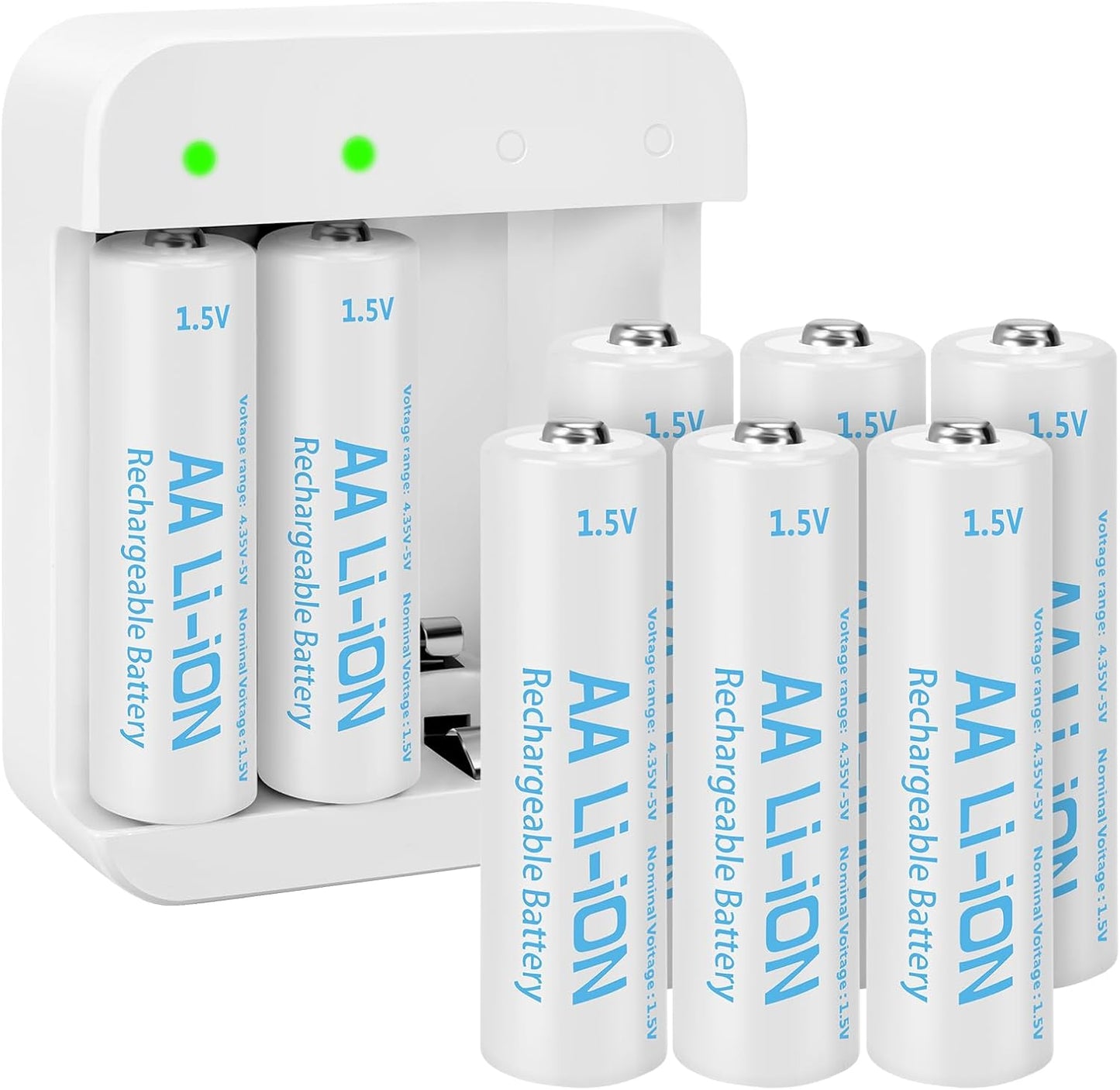 Rechargeable 1.5V Lithium AA Batteries for Blink Camera Use