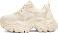 K KIP WOK Chunky Sneakers for Women - Comfortable Platform Casual (8