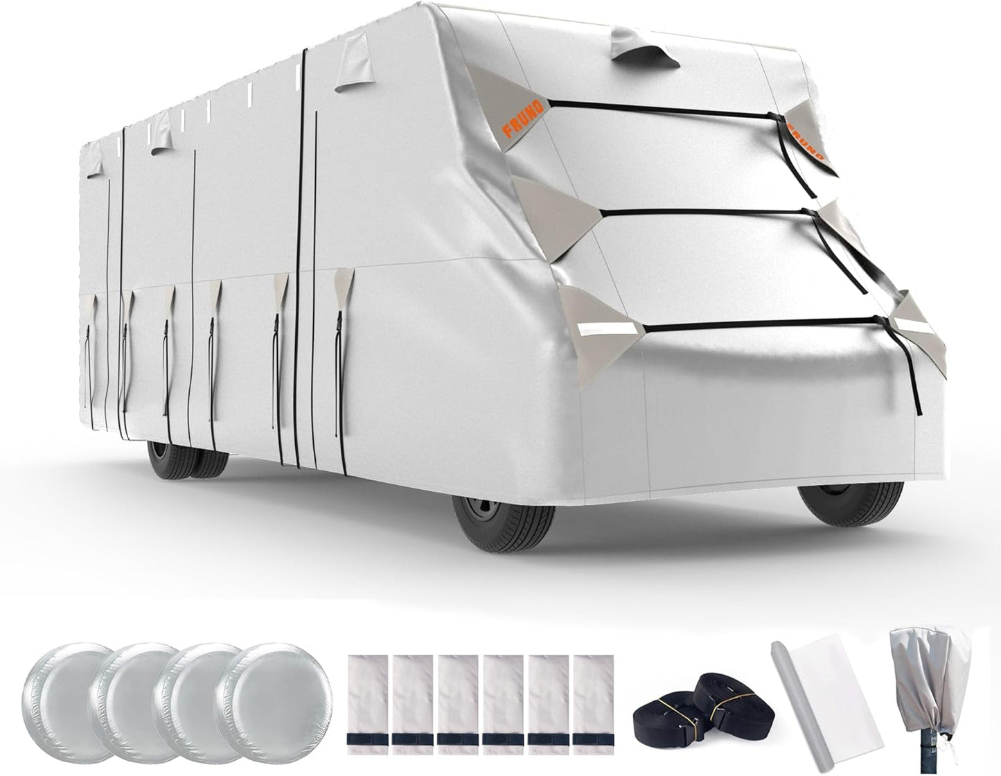 FRUNO Oxford Fabric Class C RV Cover for 26ft-29ft Motorhomes