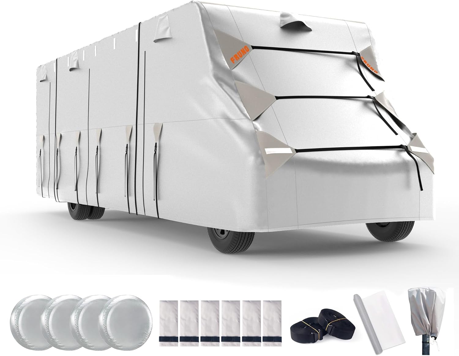 FRUNO Oxford Fabric Class C RV Cover for 26ft-29ft Motorhomes