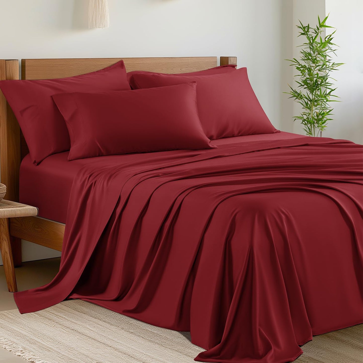 Cooling Queen Sheet Sets with Deep Pockets for Ultimate Comfort