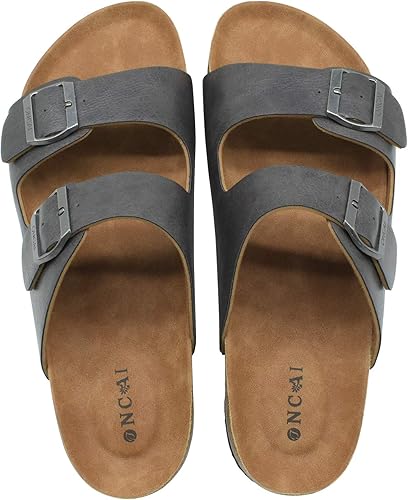 ONCAI Mens Sandals with Adjustable Buckle Straps for Comfort