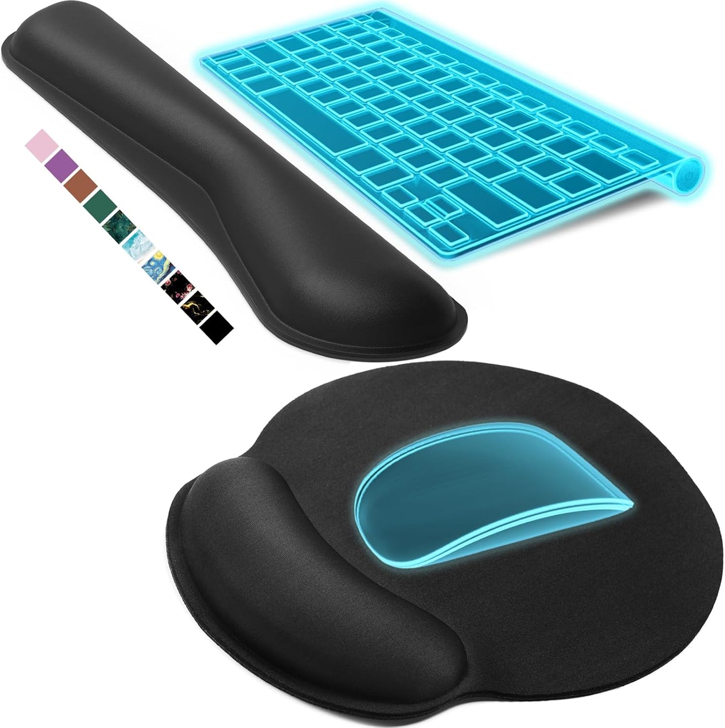 KTRIO Memory Foam Wrist Rest Set - Comfort & Support!