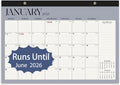2025 Desk Calendar 17in x 12in Monthly Calendar - 18 Months Planning