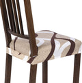 SearchI Stretch Dining Chair Seat Covers Set of 6 for Comfort