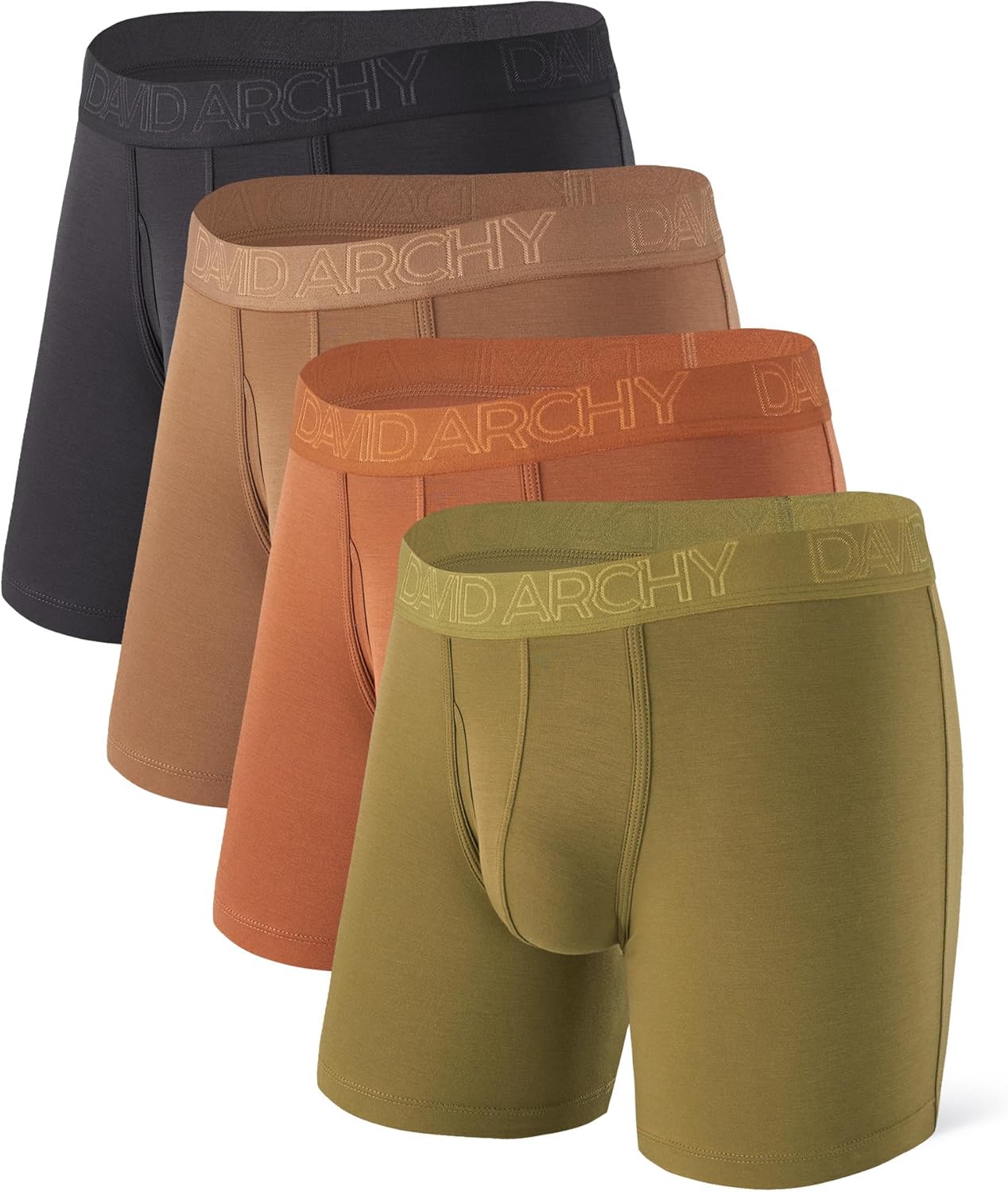 DAVID ARCHY Mens Underwear Boxer Briefs for Ultimate Comfort