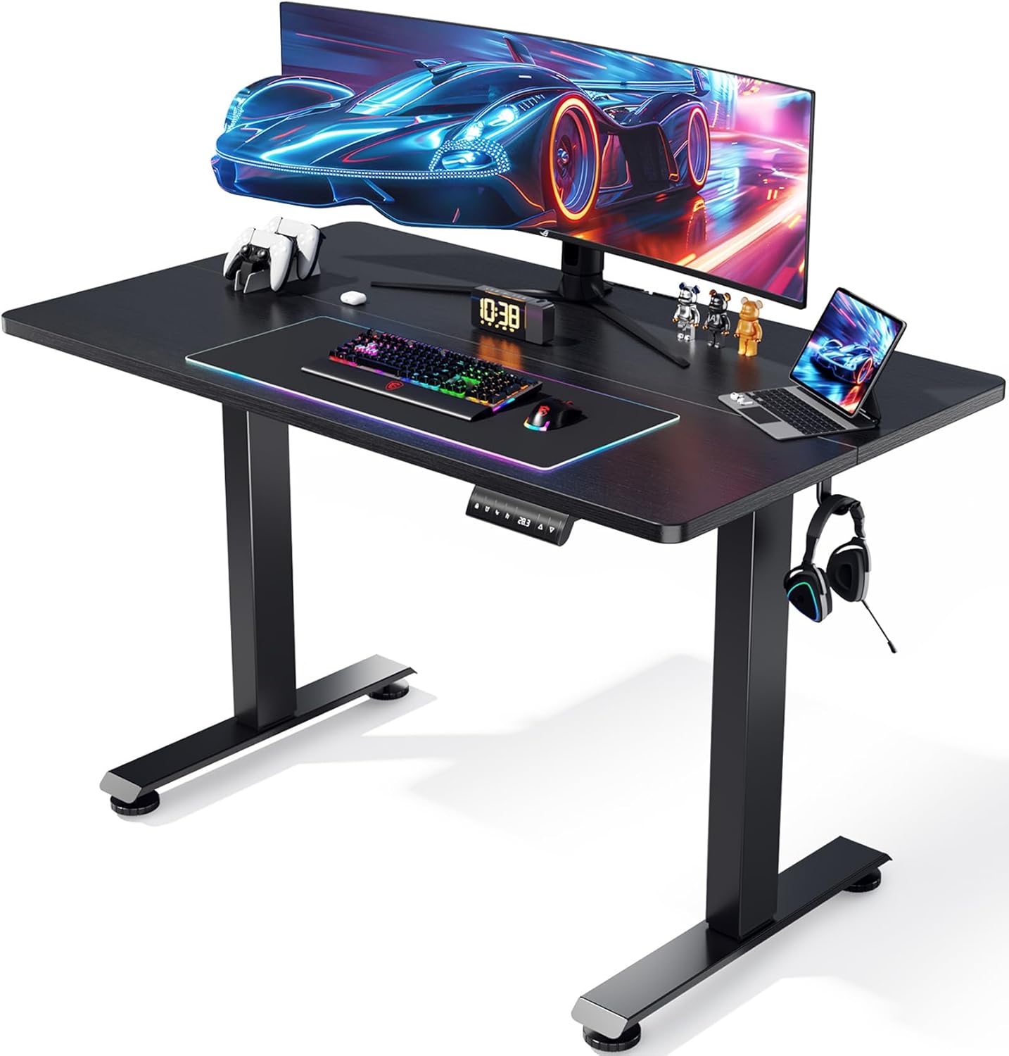 Veken Electric Standing Desk: Height Adjustable Sit-Stand Workstation