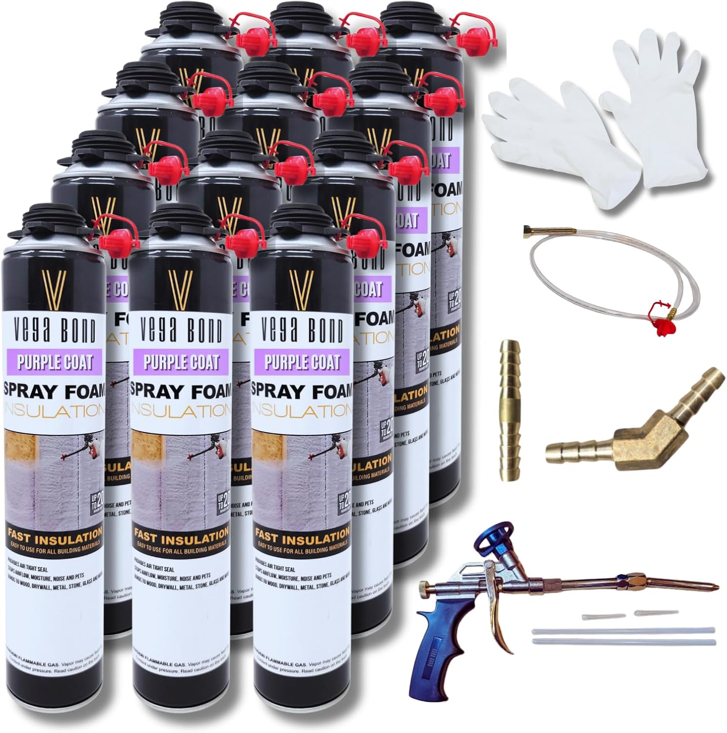 Vega Bond Closed Cell Insulation Spray Foam for Home Projects