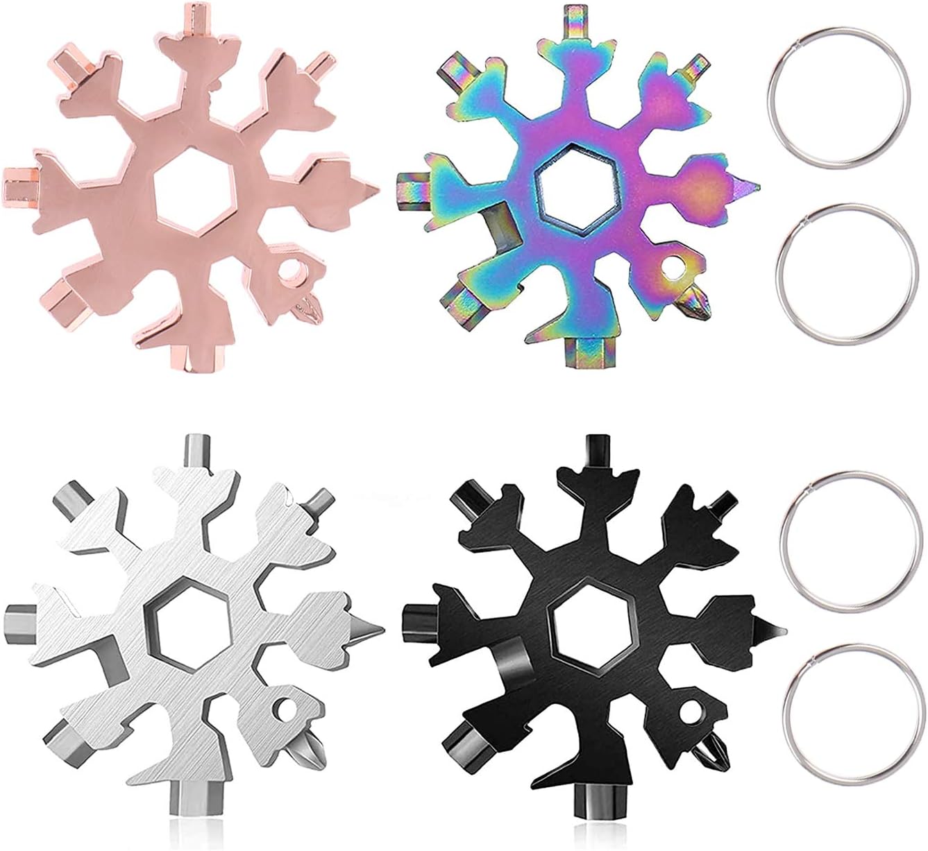 4-Pack Snowflake Multi Tool - Ultimate Versatility!
