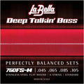 La Bella 760FS-M Deep Talkin' Stainless Steel Flat Wound Bass 45-105