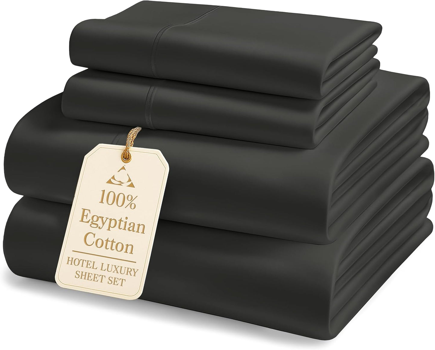 100% Egyptian Cotton Cal King Sheets for Luxurious Sleep