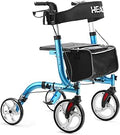 Rollator Walker for Seniors with 10ft Wheels - Comfortable