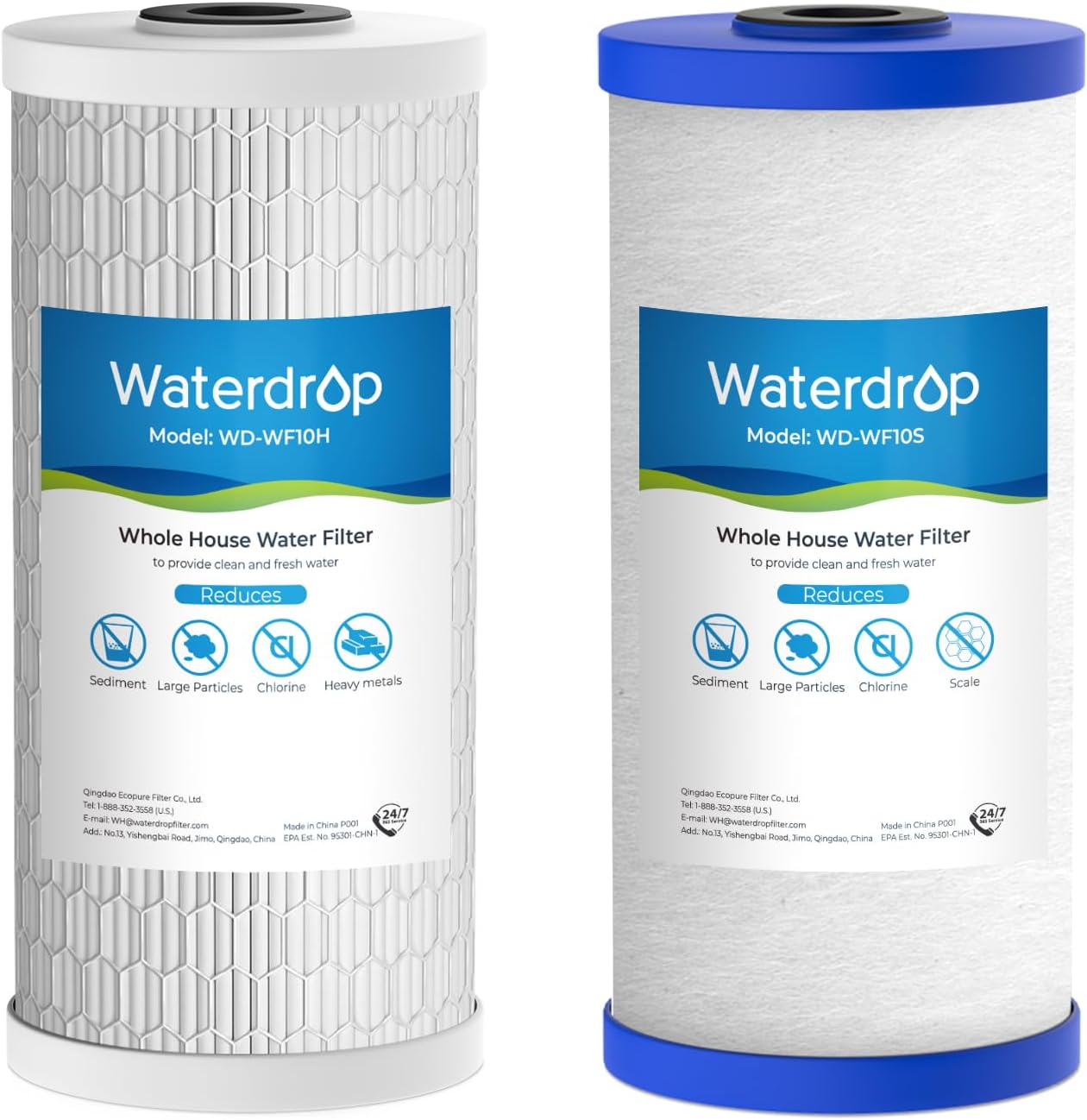 Waterdrop Whole House Water Filter for Heavy Metal Reduction