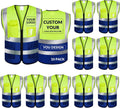 Class 2 High Visibility Custom Safety Vest - Free Logo Printing