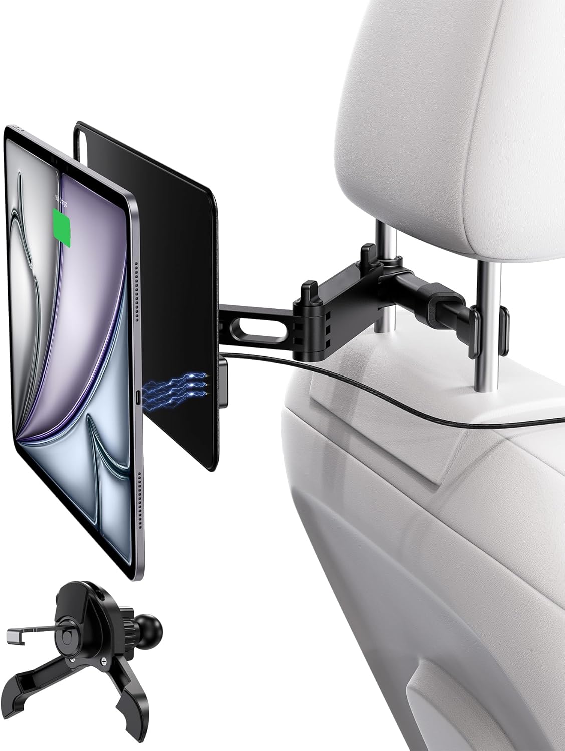 KUXIU Magnetic Wireless Charging Car Headrest Holder Review