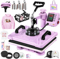 Heat Press Machine 12in x 15in Swing Away Heat Press - 8 in 1 Combo
