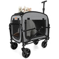 Lekereise Extra Large Pet Carrier with Wheels for Travel