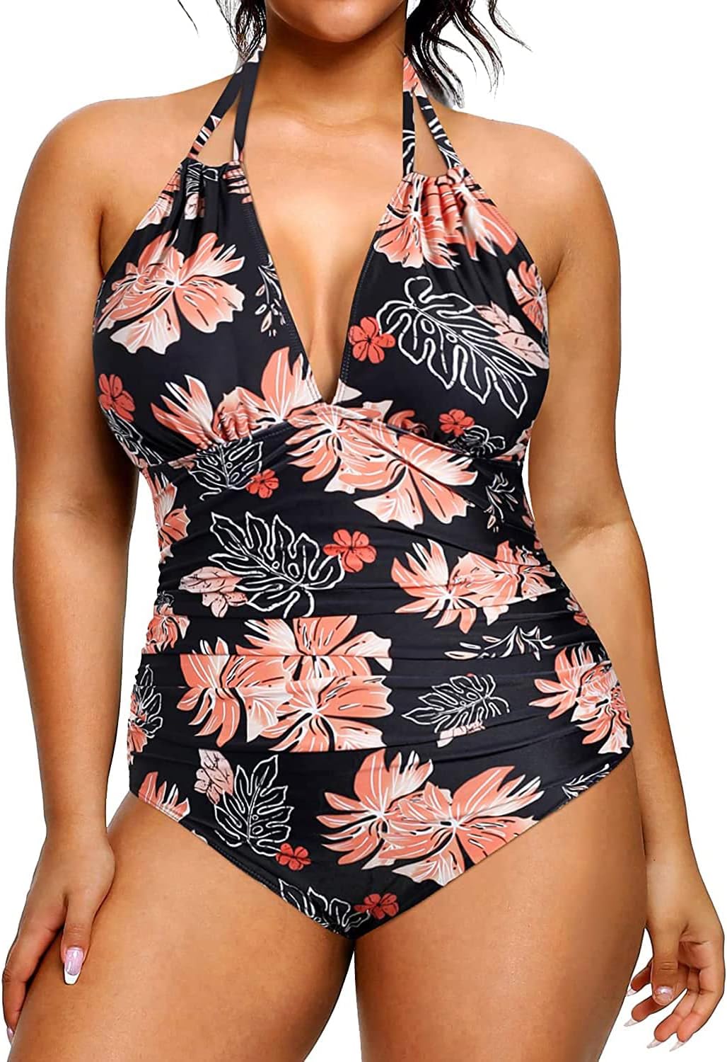 Aqua Eve Plus Size Swimsuits One Piece Bathing Suit for Women