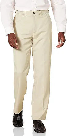 Men's Classic-Fit Expandable-Waist Flat-Front Dress Pant Review