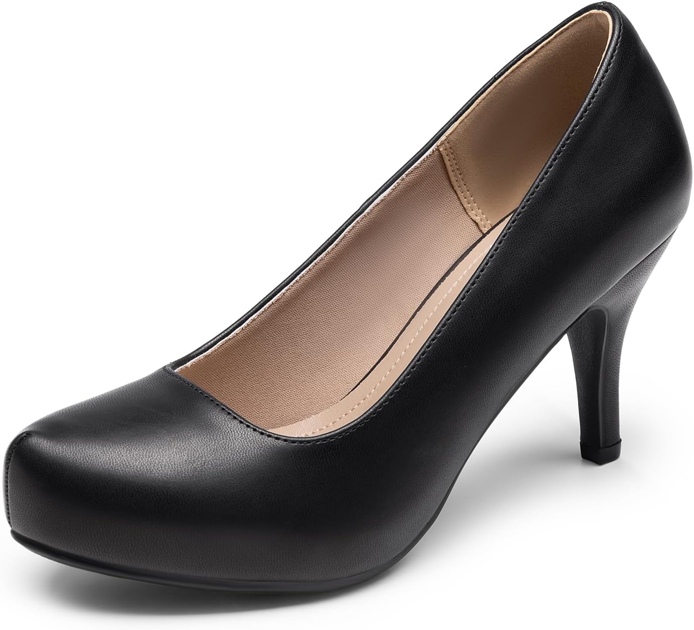 DREAM PAIRS Tiffany Women's Elegant Low Stiletto Heel Pumps