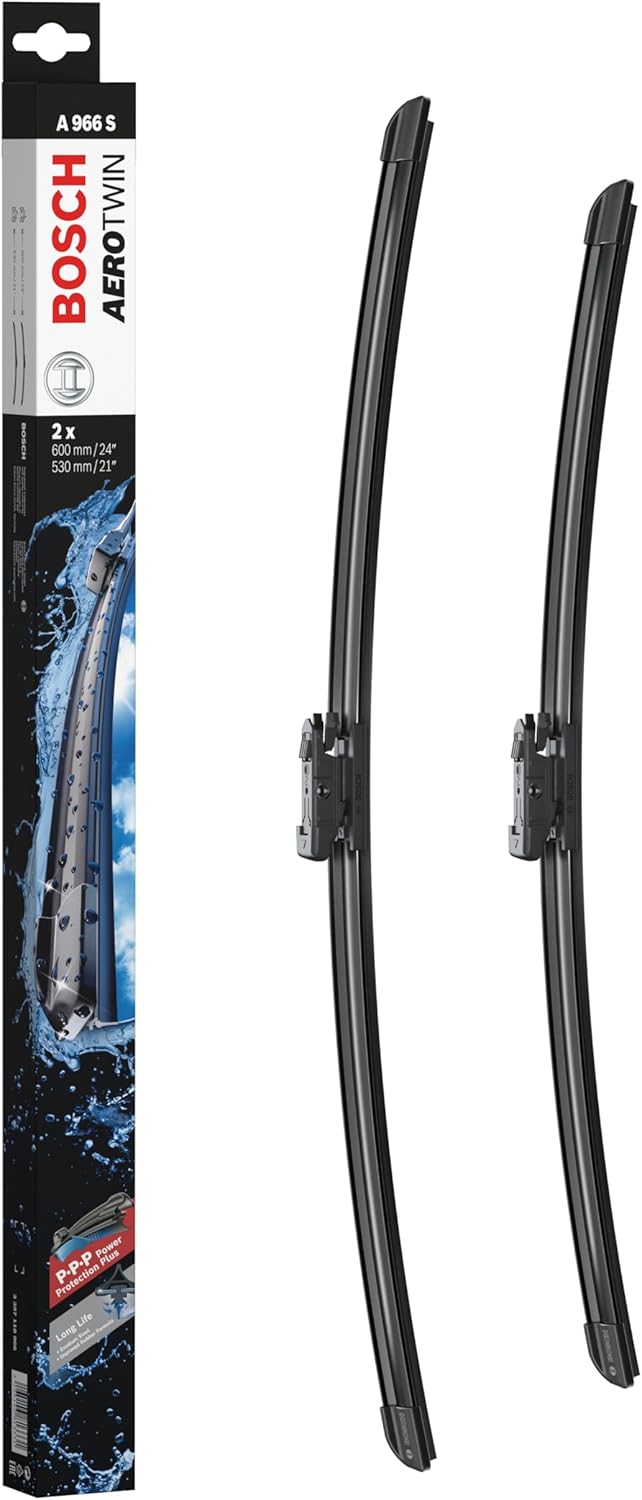 BOSCH AeroTwin OE Replacement Wiper Blades for Clear Visibility