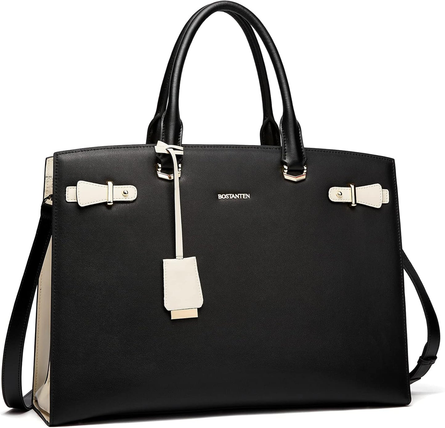 Genuine Leather Laptop Briefcase for Women - Stylish Tote Bag