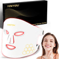 Red Light Therapy for Face LED Mask - Portable Rechargeable Device