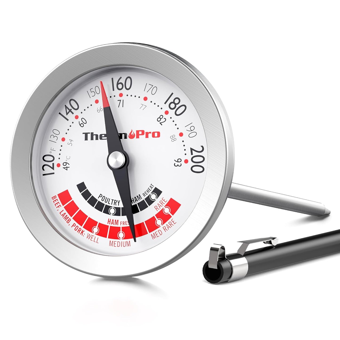 ThermoPro APT200: Precise Cooking with XL Dial & Stainless Steel Probe