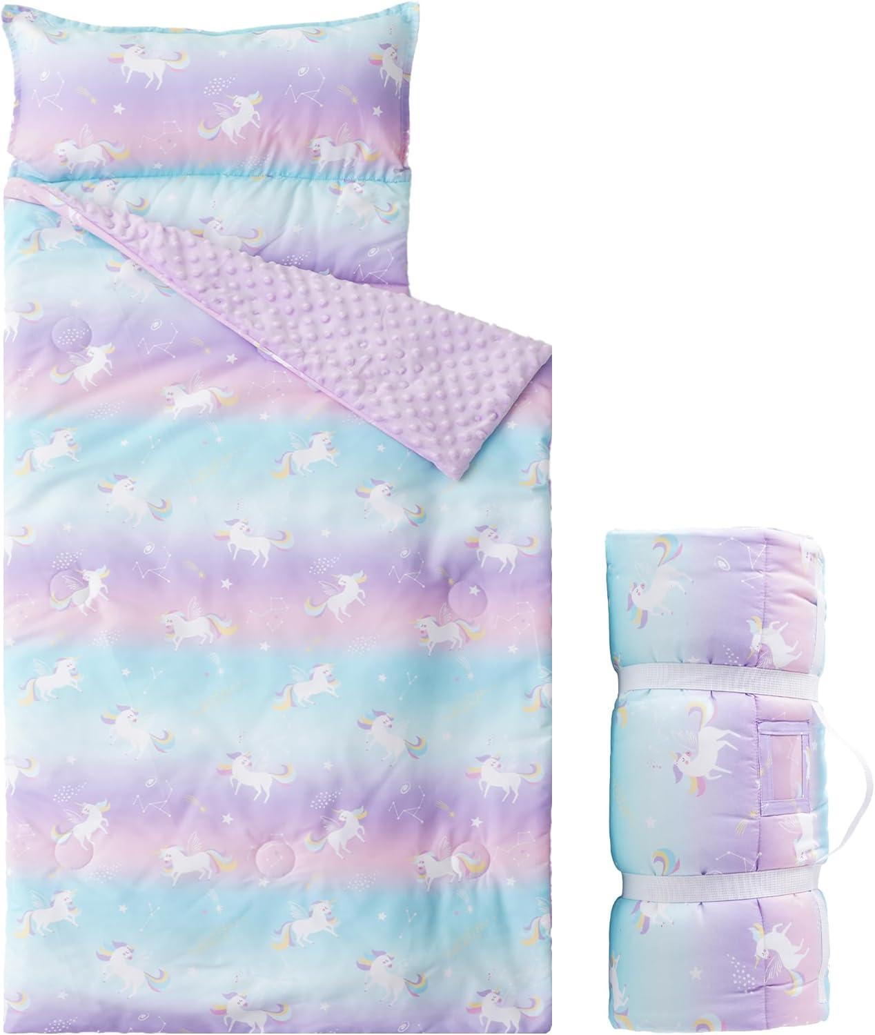 Bunnikins & Clover Toddler Nap Mat for Easy Travel and Comfort