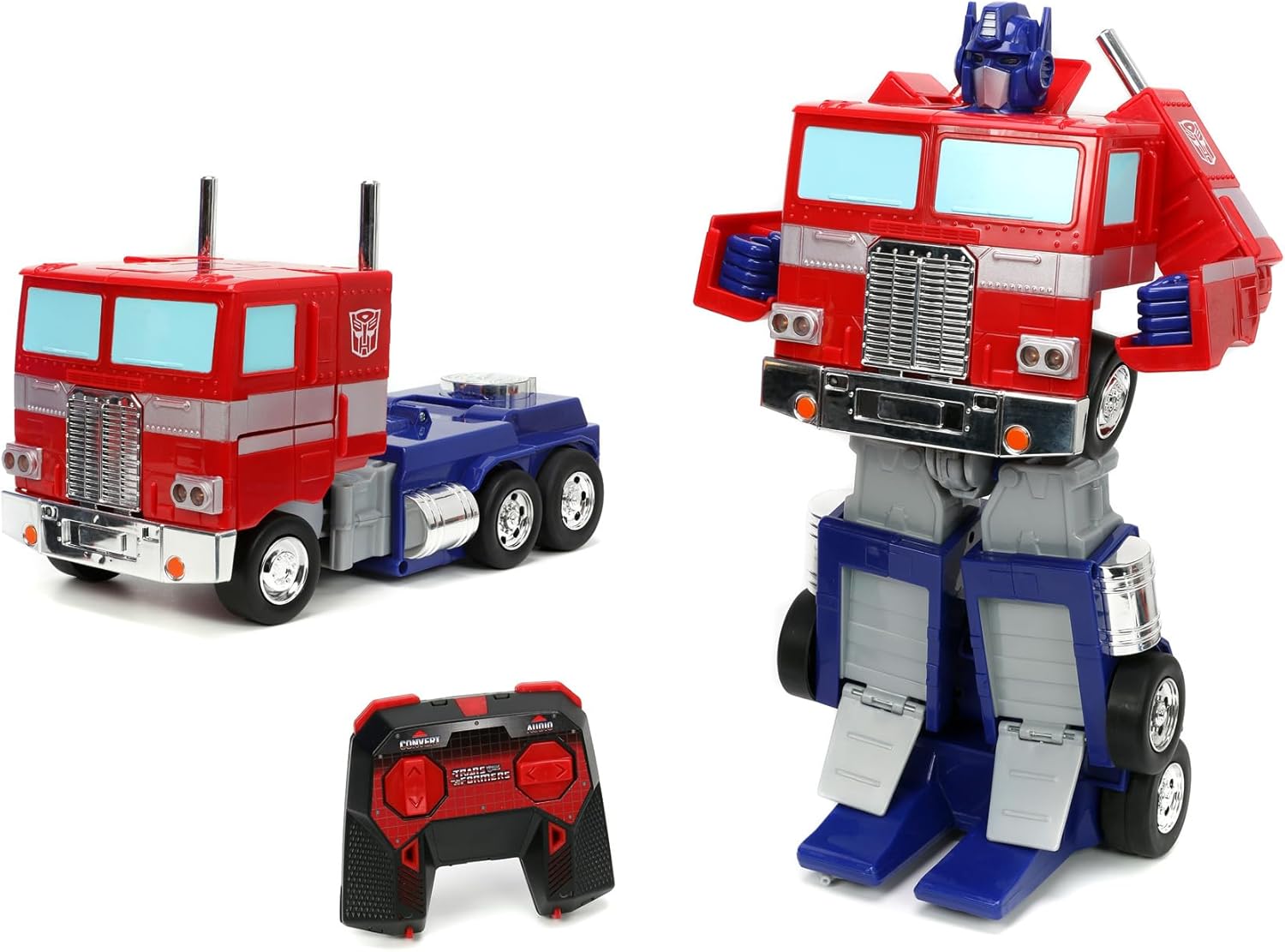 Transforming RC Optimus Prime: Multi-Coloured Action!