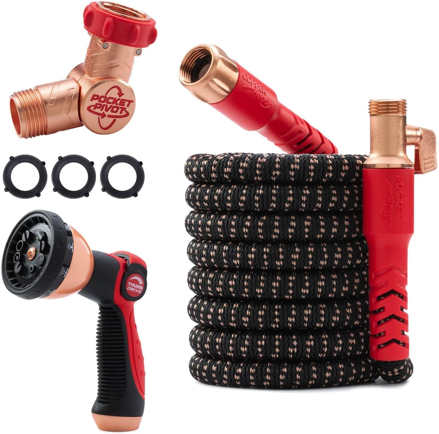 Pocket Hose Copper Head UV Expandable Garden Hose 50 FT Review