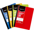 Wide Ruled Composition Notebook 4-Pack - Durable, Color-Coded