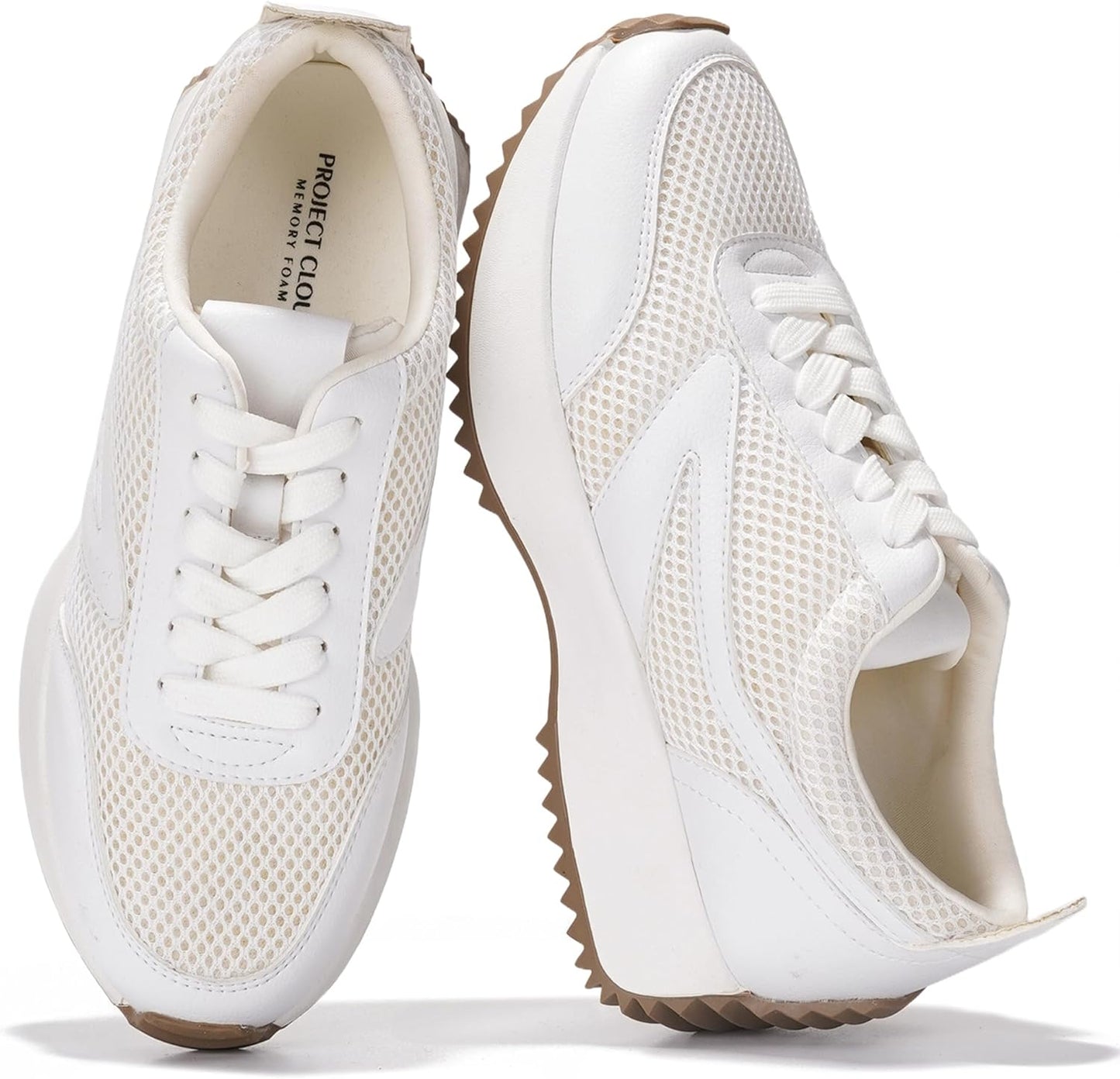 Project Cloud Womens Sneakers with Memory Foam Comfort and Style