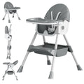 Baby High Chair 5-in-1 Convertible High Chair - Versatile Feeding Seat
