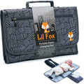 Baby Changing Pad by Lil Fox - Portable One-Hand Changing Pad