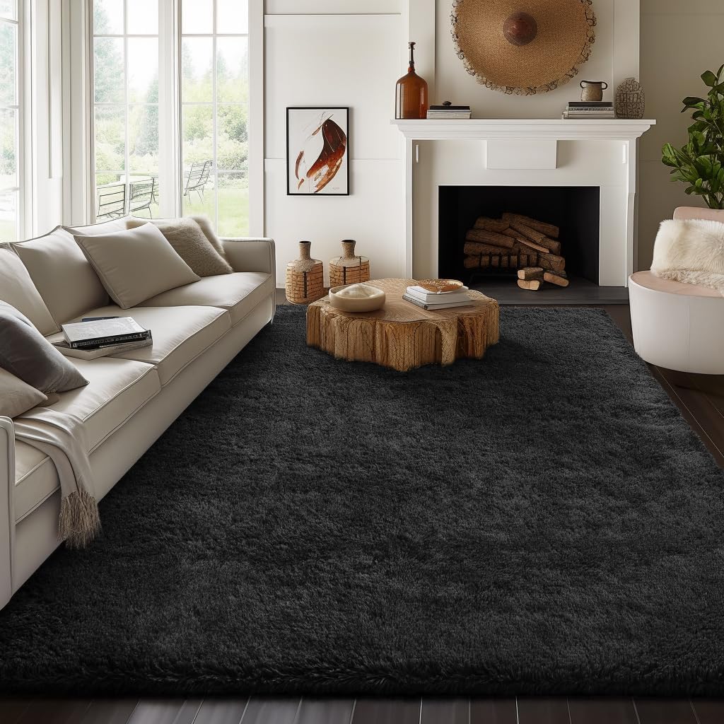 Ophanie Upgrade 6x9 Rugs for Living Room, Soft Plush Shag