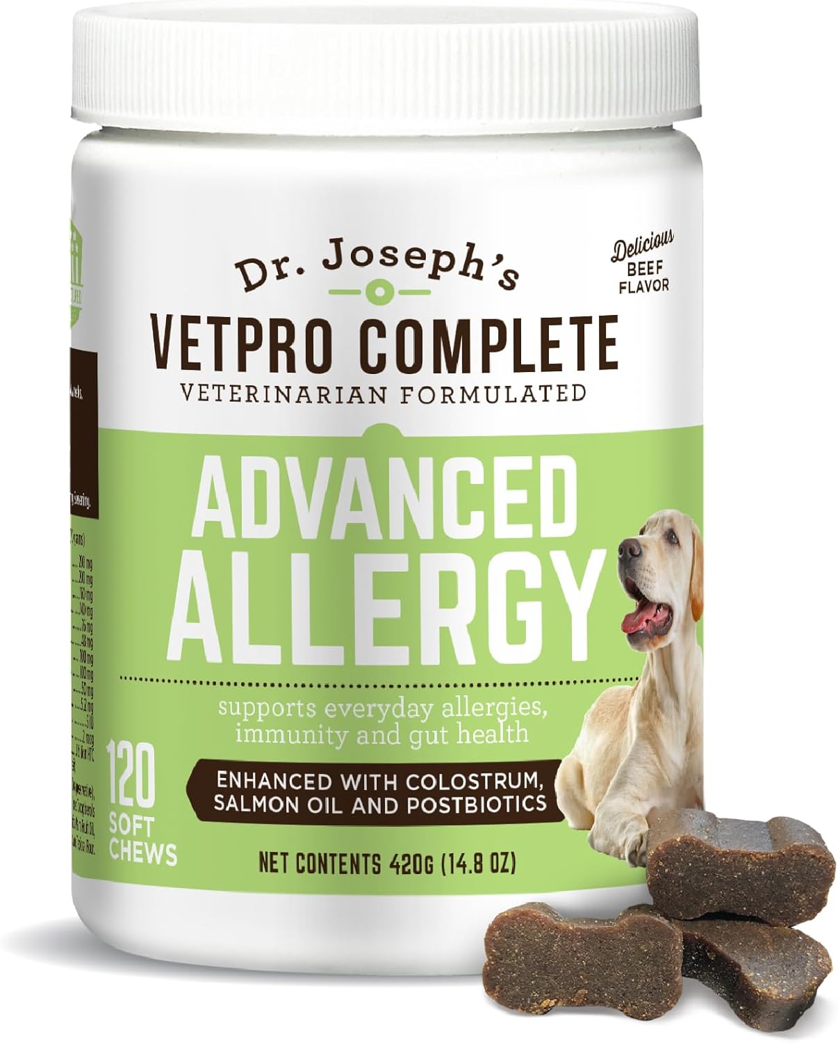 VetPro Advanced Allergy and Itch Support for Dogs - Relief & Health