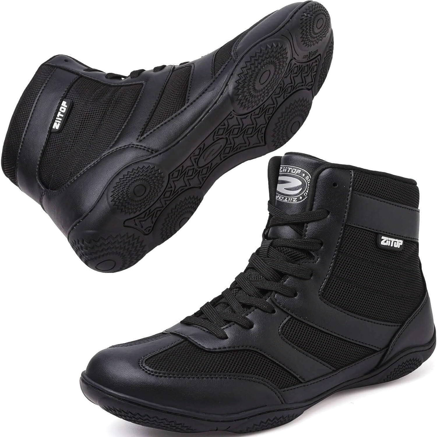 ziitop Wrestling Shoes for Men: High Top Fitness Footwear