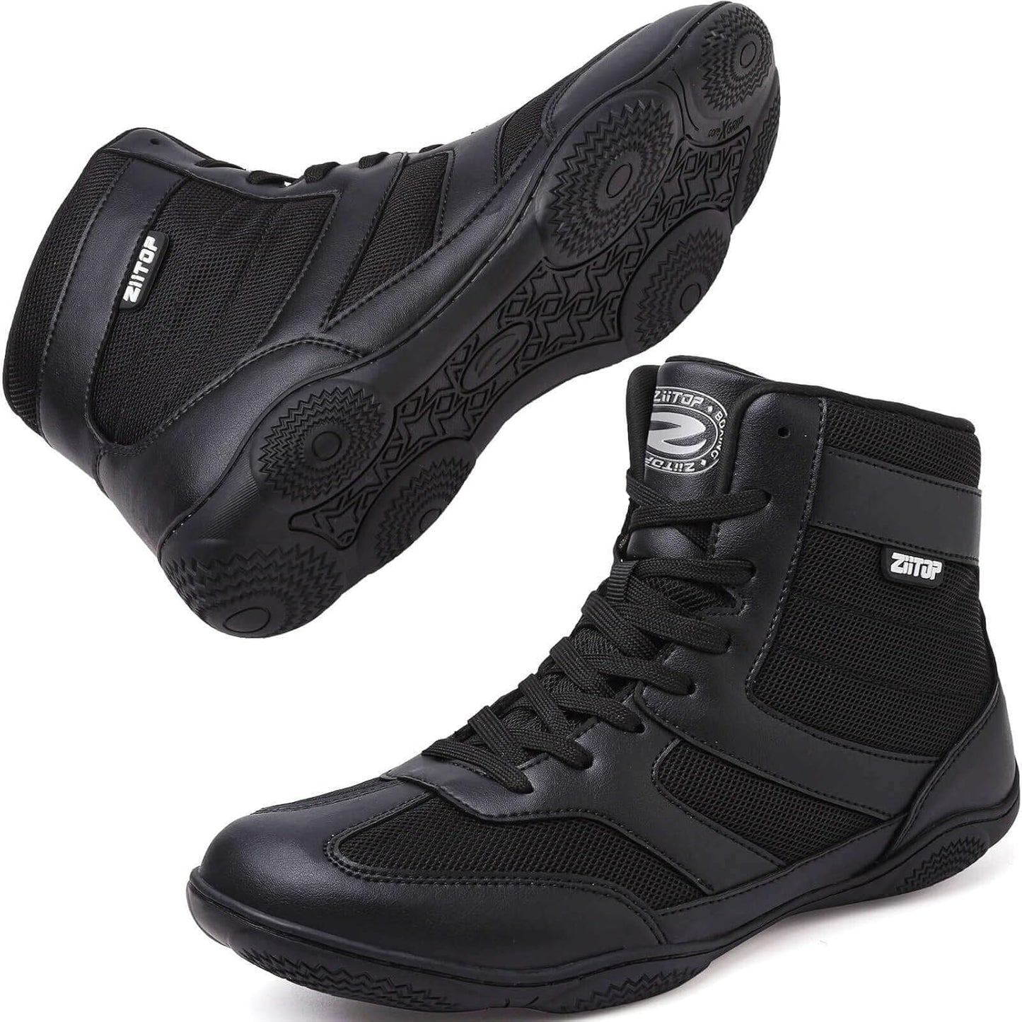 Wrestling Shoes for Men with High Ankle Support and Grip
