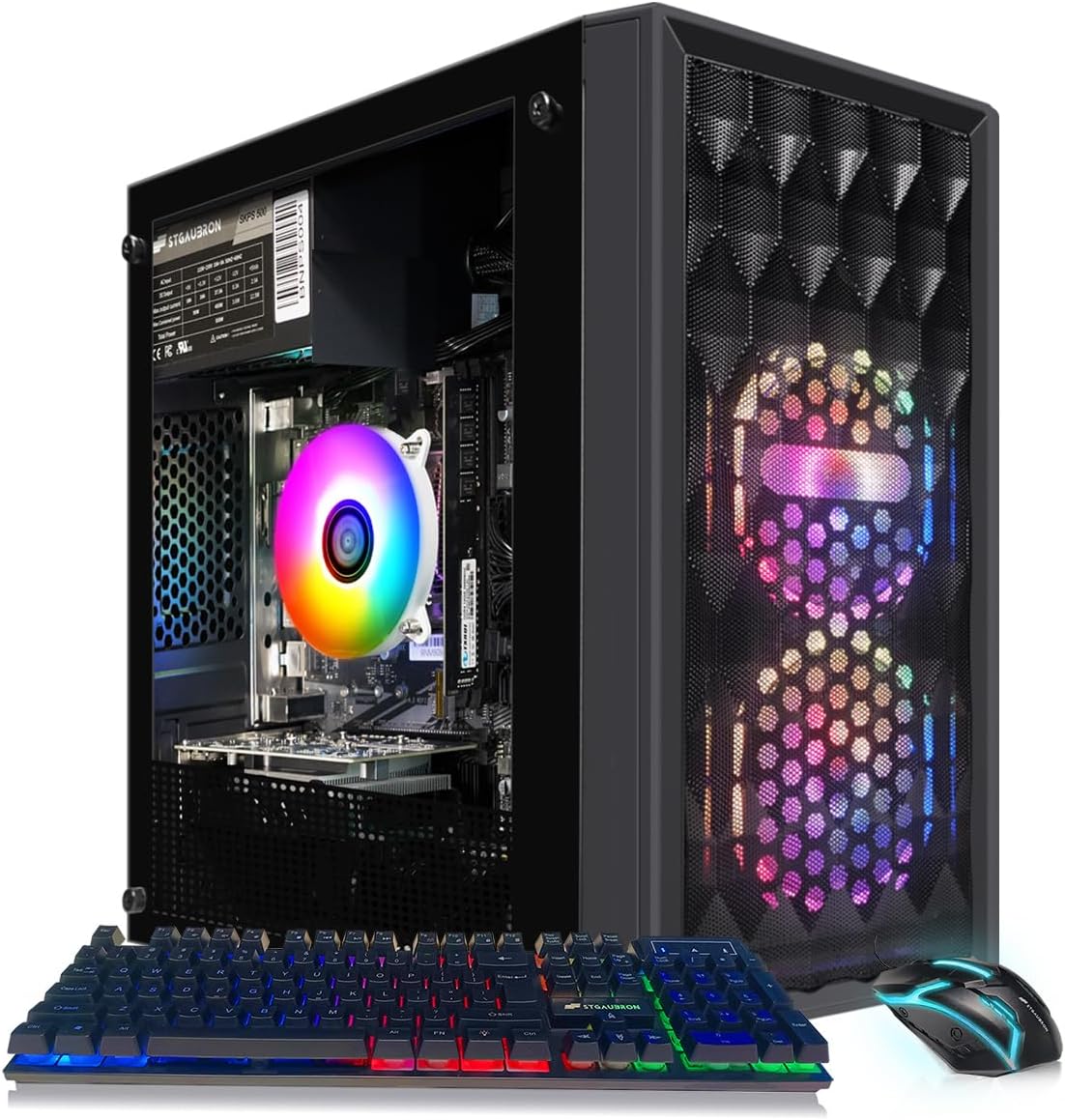 High-Performance Gaming PC with Intel Core I7 and Radeon RX 560