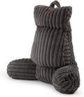 Faux Fur Reading Pillow with Pocket 25in - Ergonomic Bed Backrest