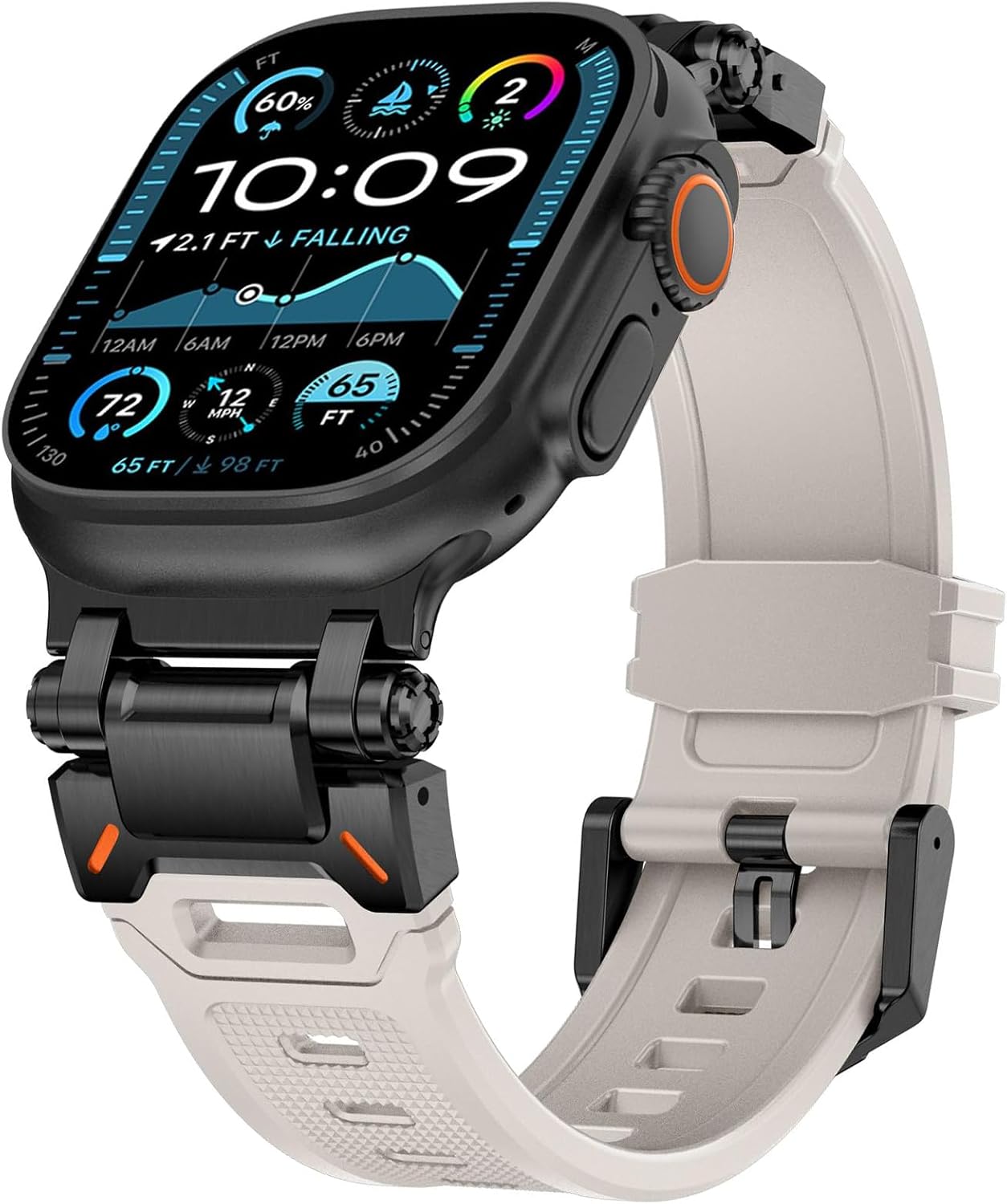 Silicone Rubber Band for Apple Watch Series - Stylish & Durable
