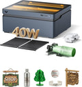Vision 40W Laser Cutter and Engraver Machine - Fast 600mm/s Rotary
