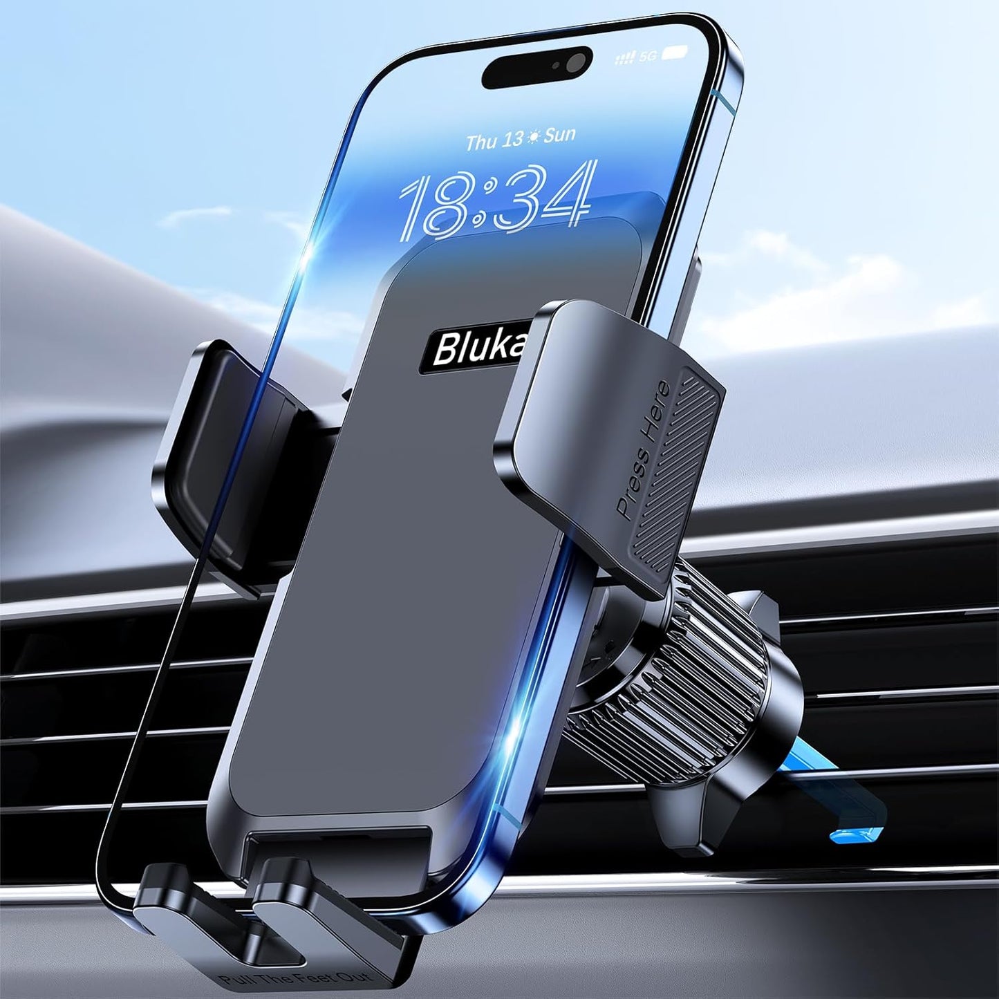 Secure Air Vent Phone Mount by Blukar